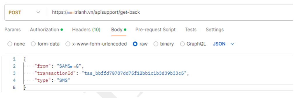 API Message Gateway - TriAnh Solutions