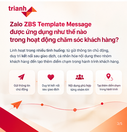Zalo ZBS Template Message