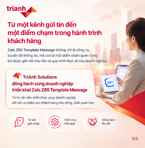 Zalo ZBS Template Message
