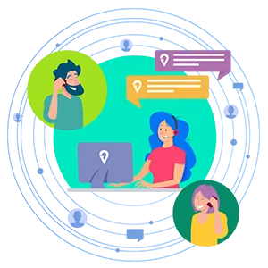 Biểu tượng OmniChannel Contact Center - Tương tác đa kênh cho doanh nghiệp