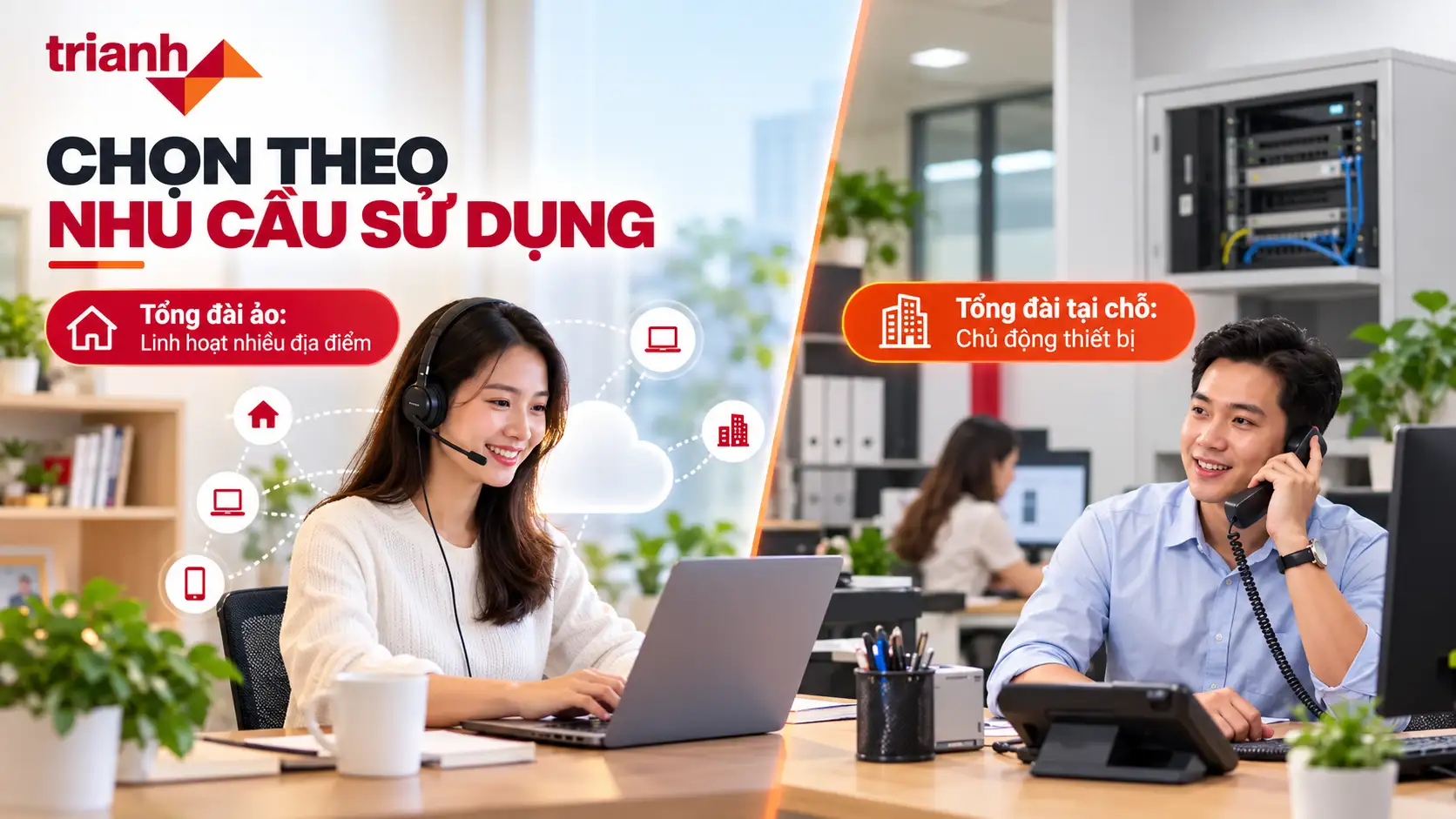 Tổng đài ảo và tổng đài truyền thống
